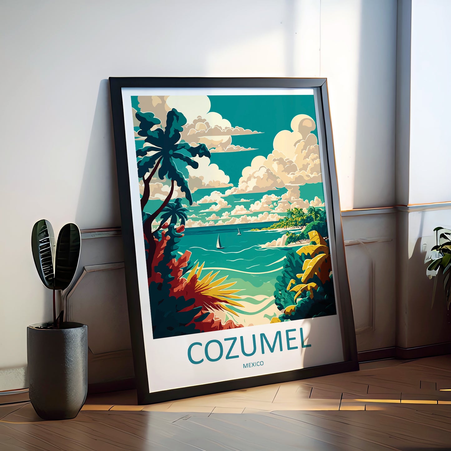 Cozumel Mexico Travel Poster