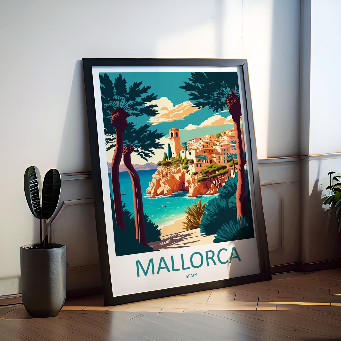 Mallorca Spain Travel Poster