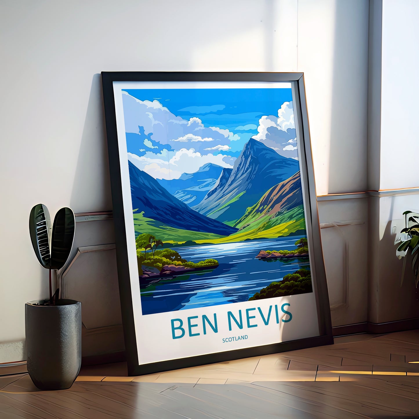 Ben Nevis Scotland Travel Poster