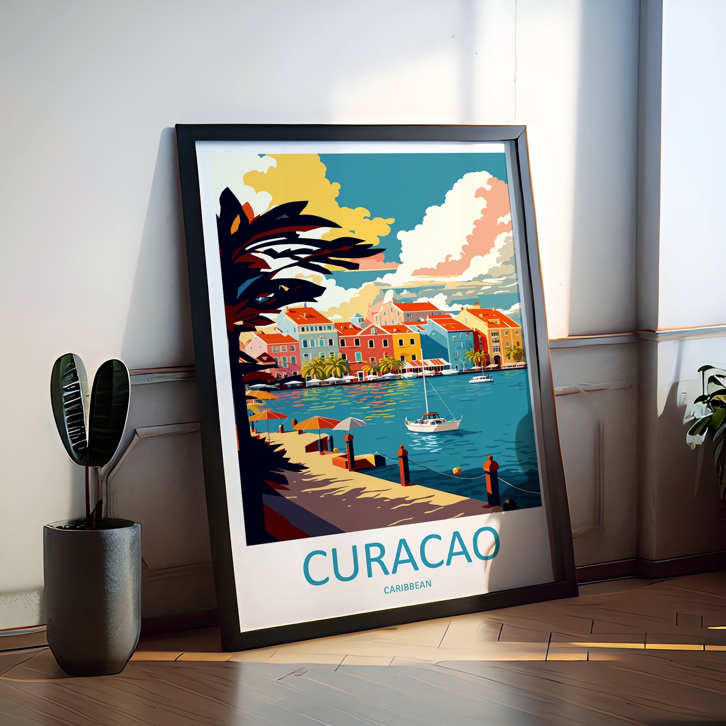 Curaçao Caribbean USA Travel Poster