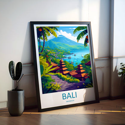 Bali Asia Travel Poster