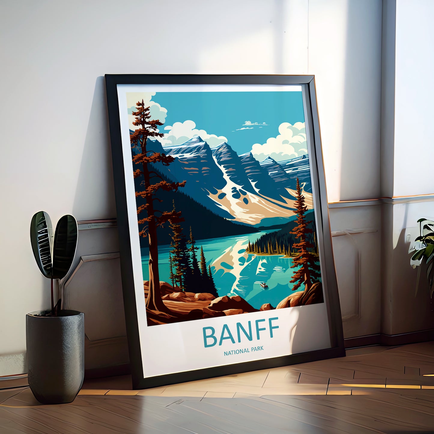 Banff National Park Canada Travel Poster