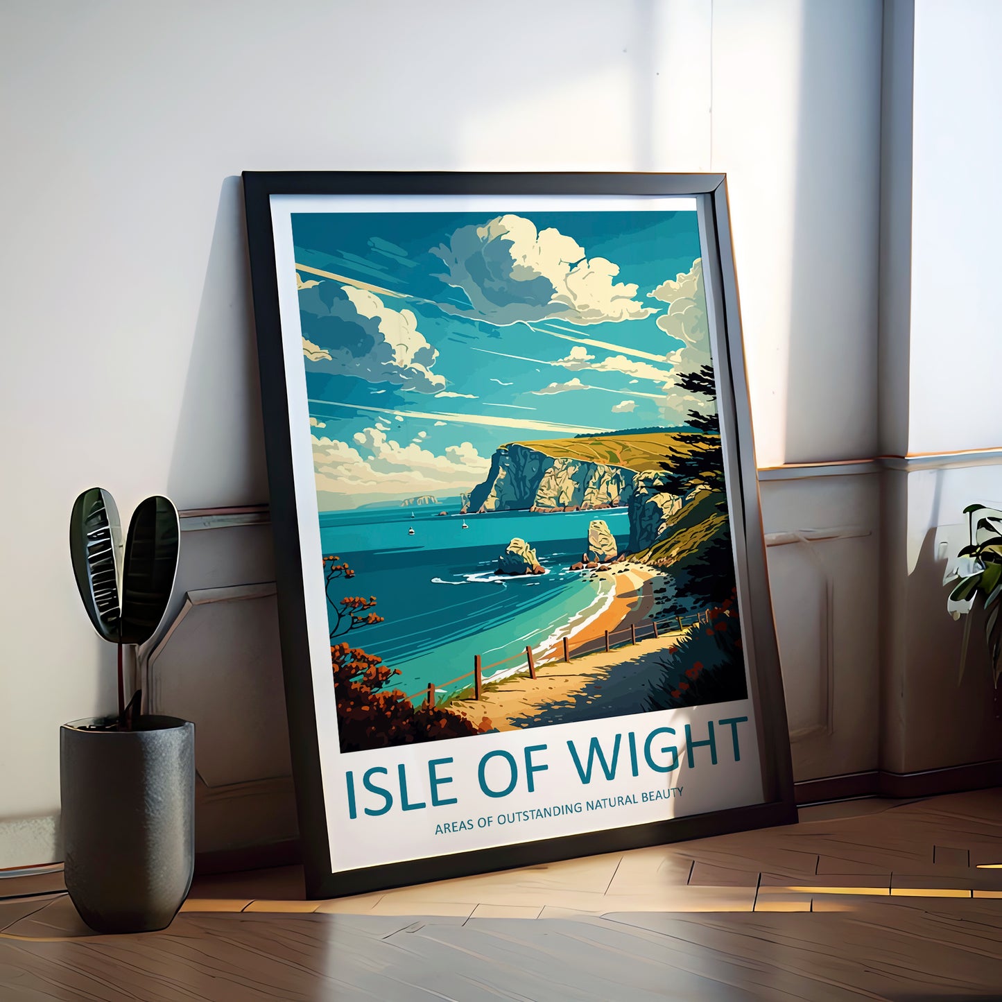 Isle Of Wight England Travel Poster