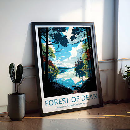 Forest Of Dean England Travel Poster