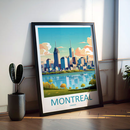 Montreal Canada Travel Poster
