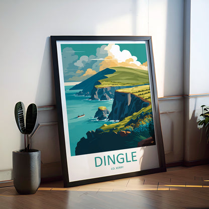 Dingle Peninsula Ireland Travel Poster