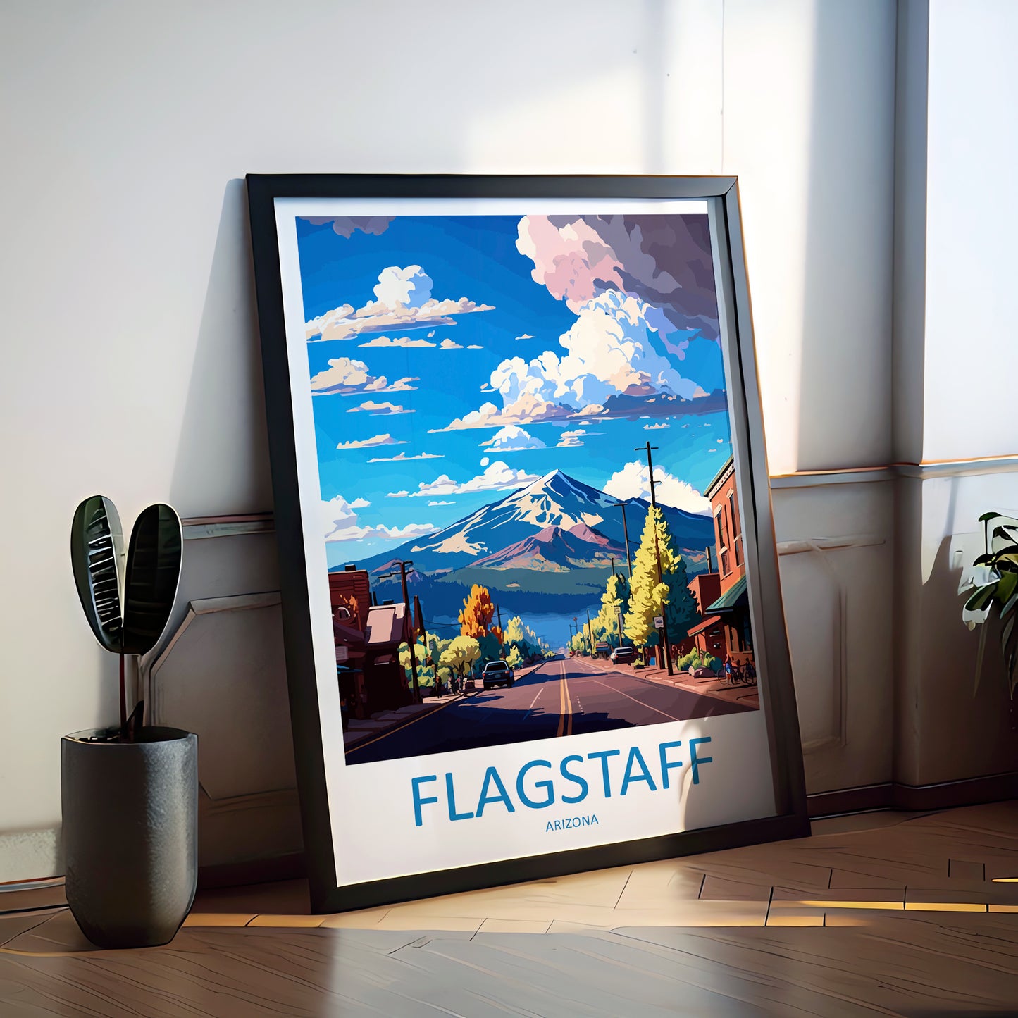 Flagstaff USA Travel Poster