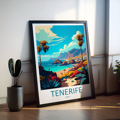 Tenerife Spain Travel Poster