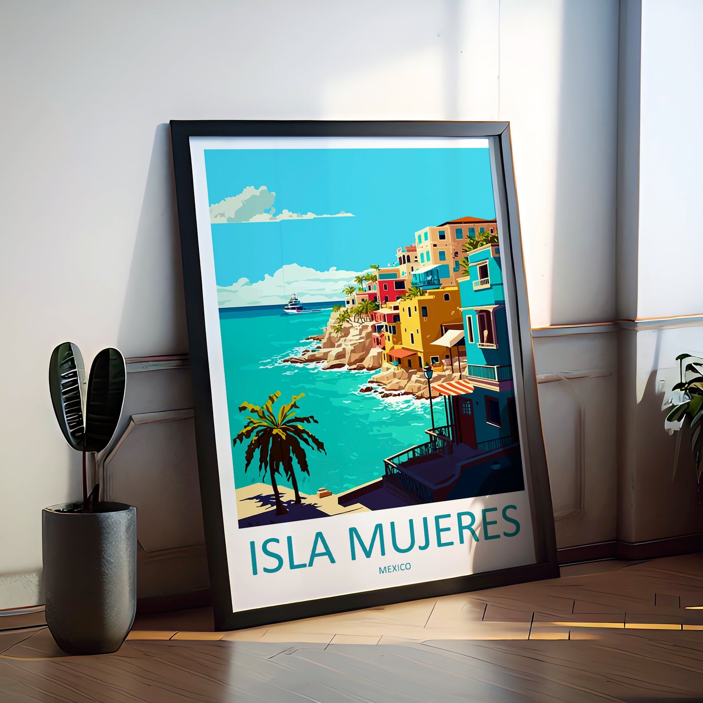 Isla Mujeres Mexico Travel Poster