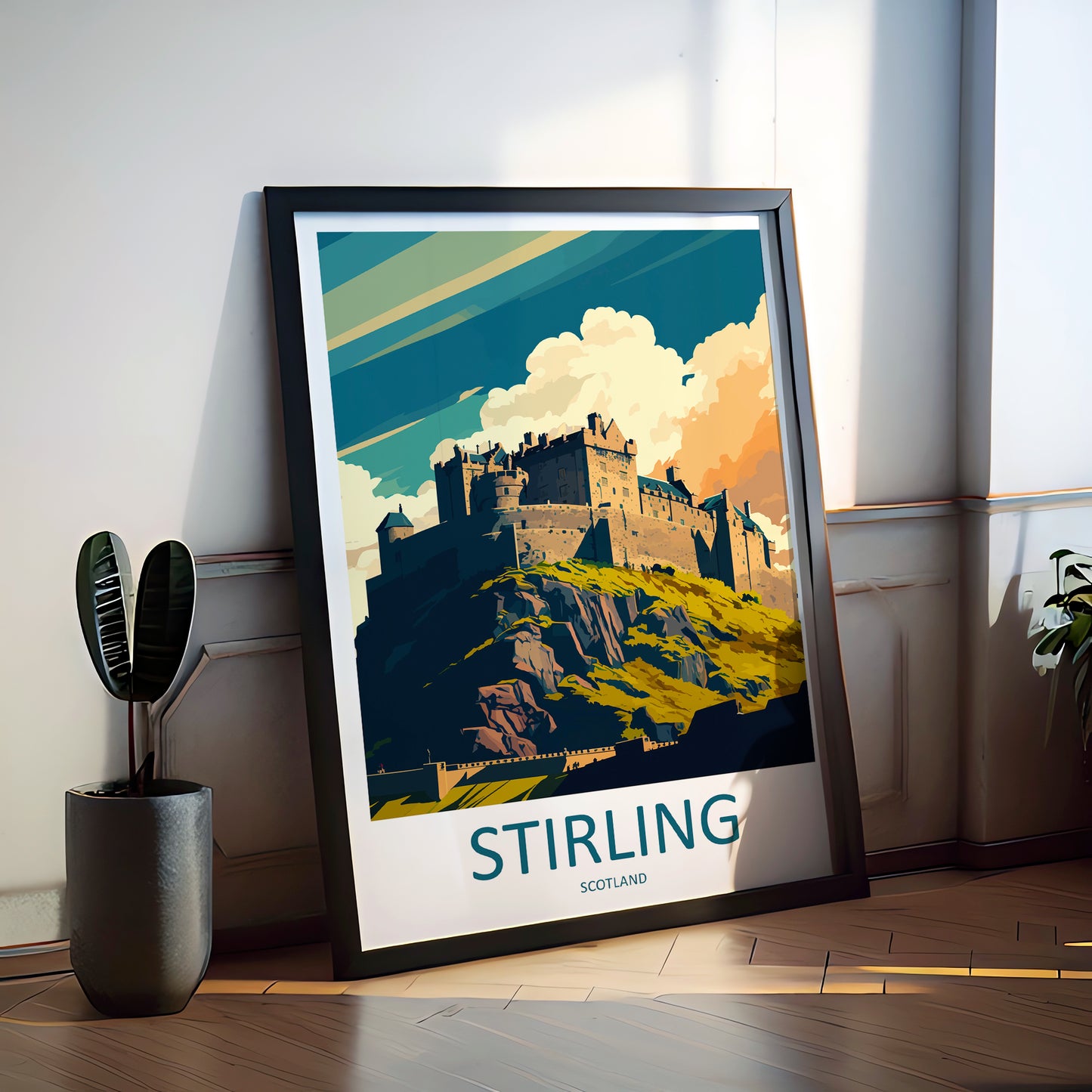 Stirling Scotland Travel Poster