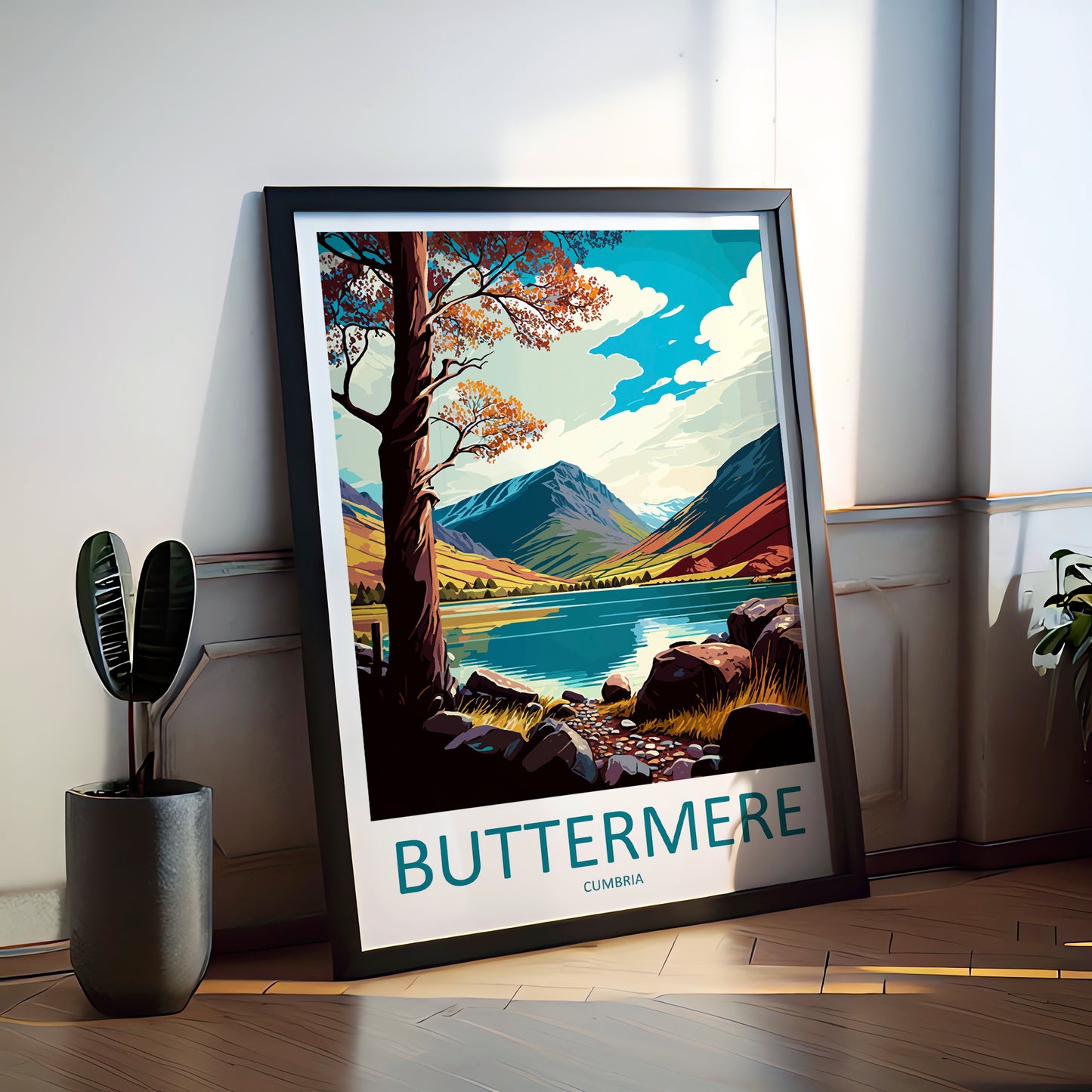 Buttermere England Travel Poster