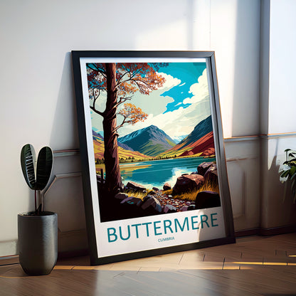 Buttermere England Travel Poster