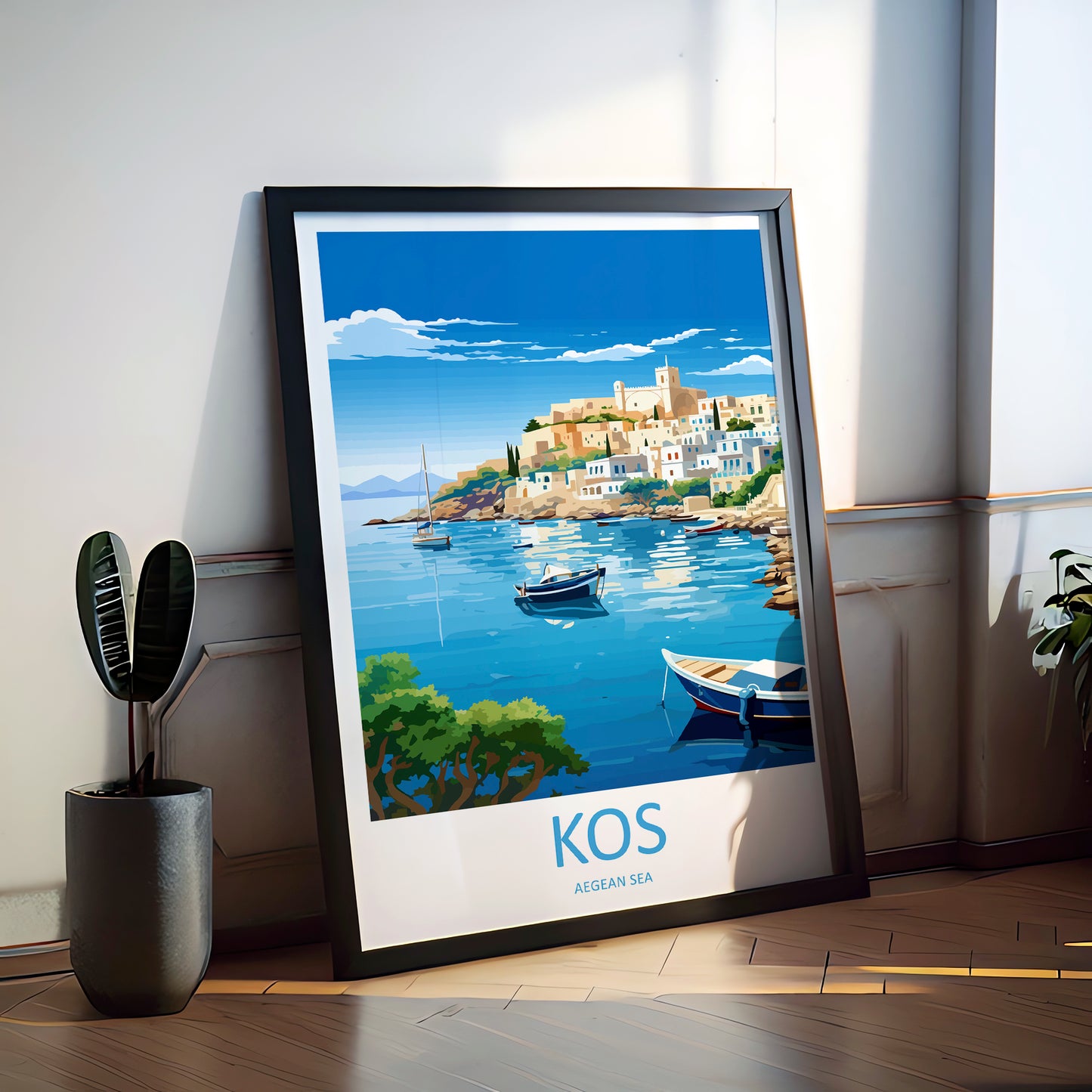 Kos Turkey Travel Poster