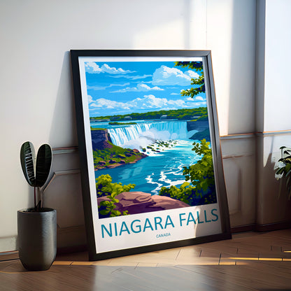 Niagara Falls Canada Travel Poster