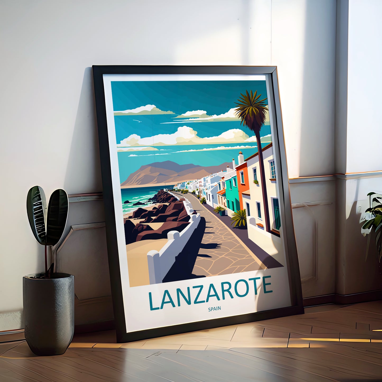 Lanzarote Spain Travel Poster