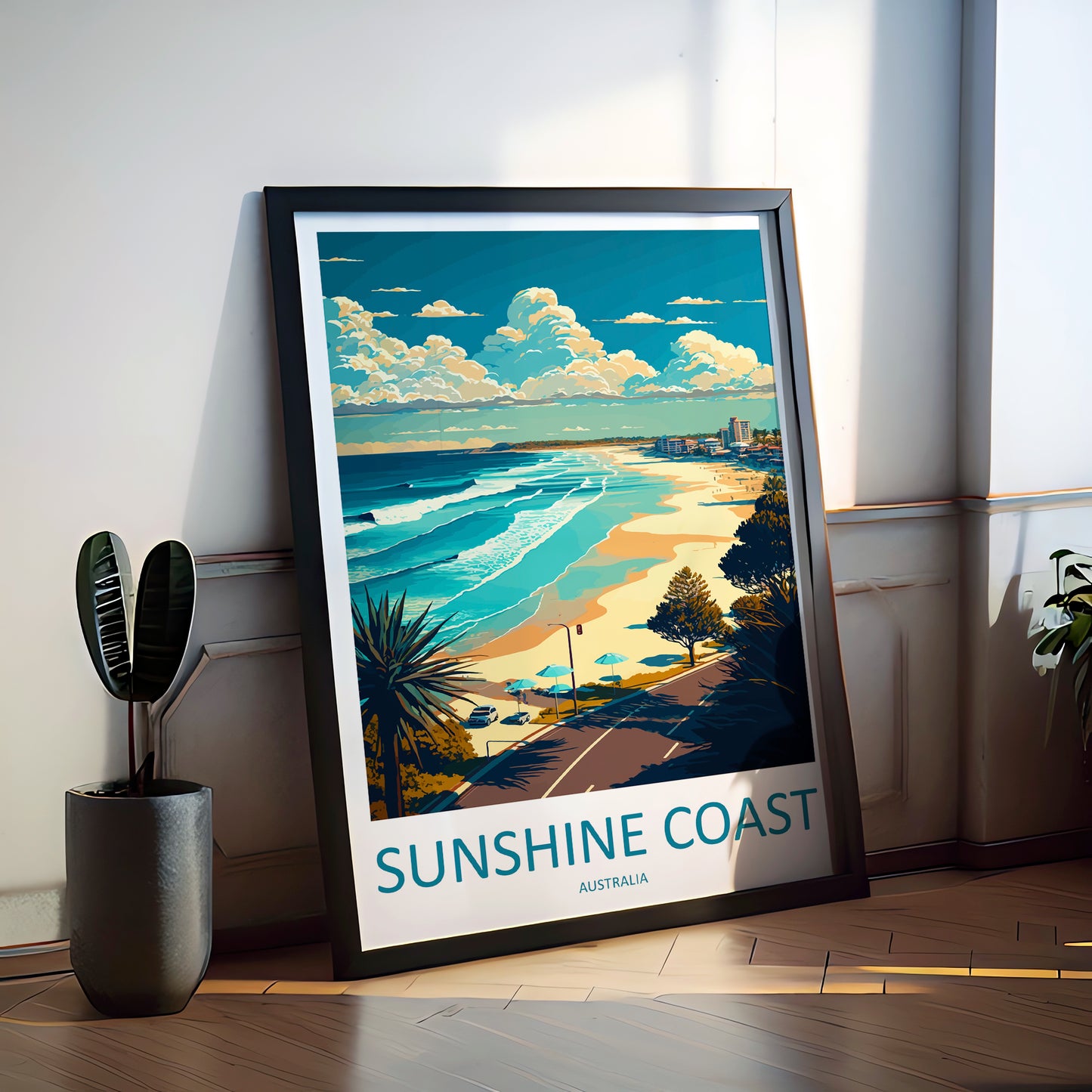 Sunshine Coast Australia Travel Poster