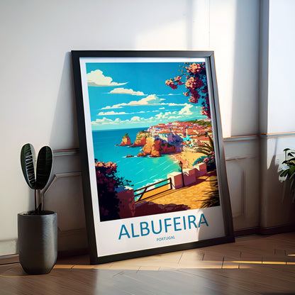 Albufeira Portugal Travel Poster