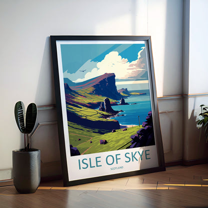 Isle Of Skye Scotland Travel Poster