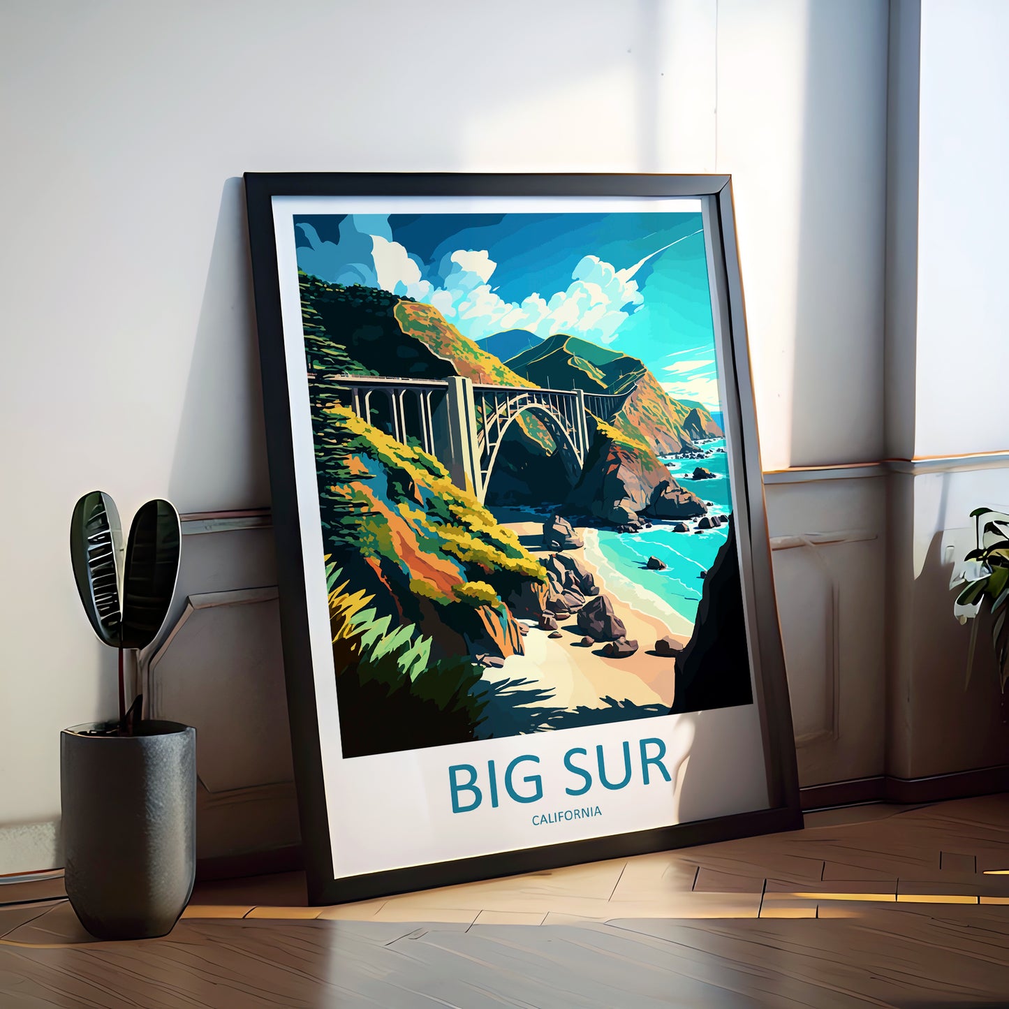 Big Sur USA Travel Poster