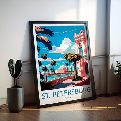 St. Petersburg Travel Poster