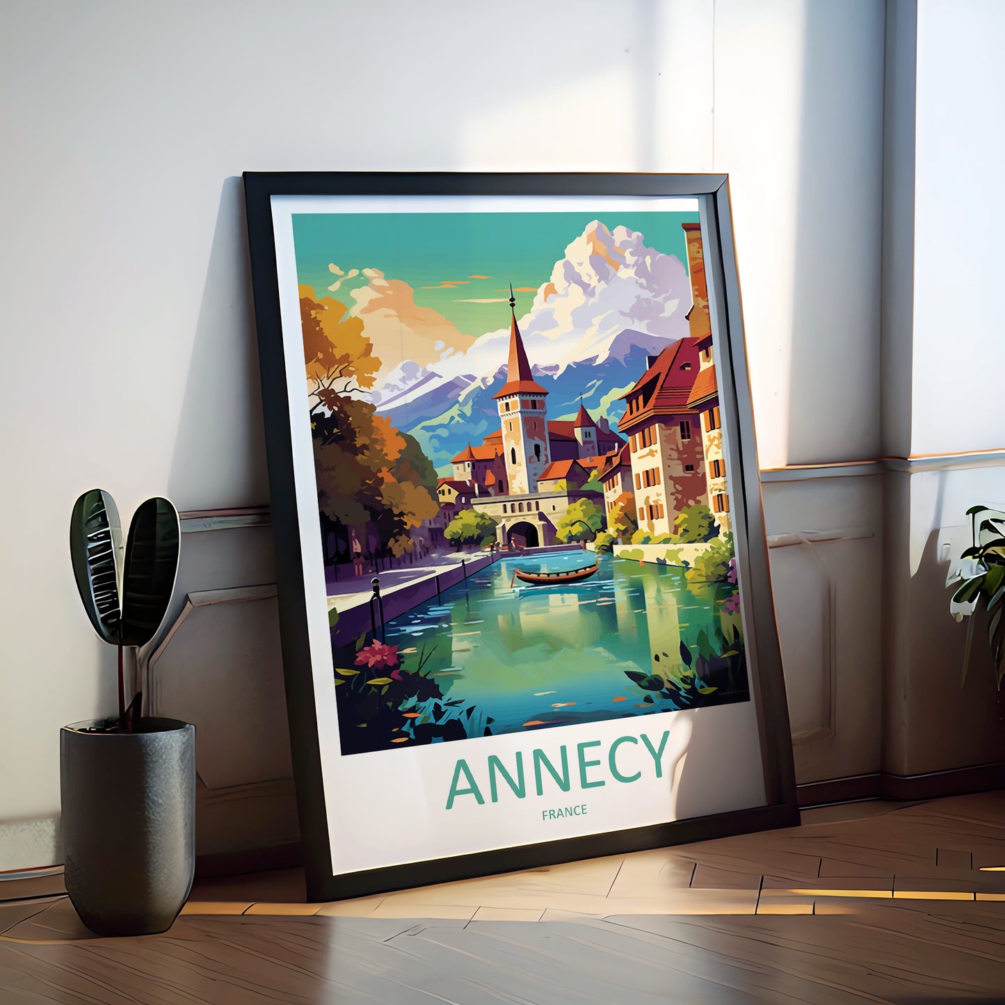 Annecy France Travel Poster