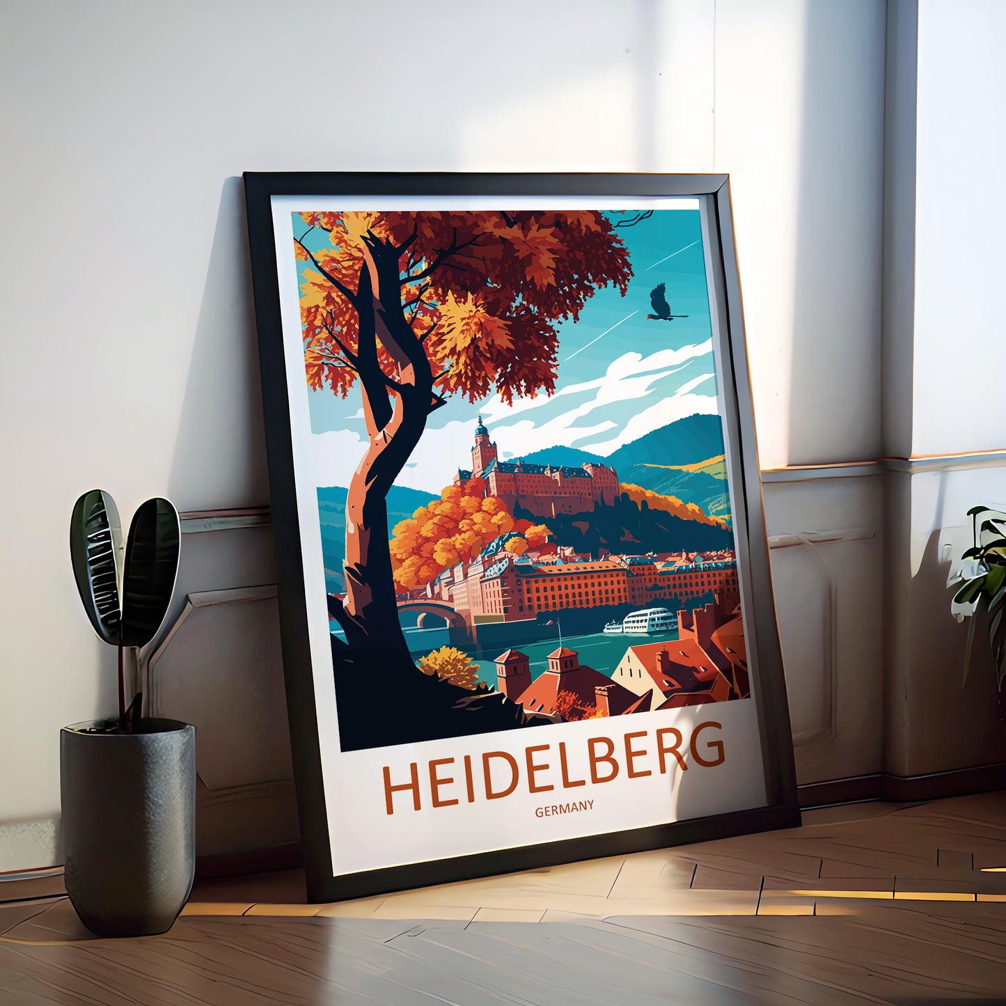 Heidelberg Germany Travel Poster