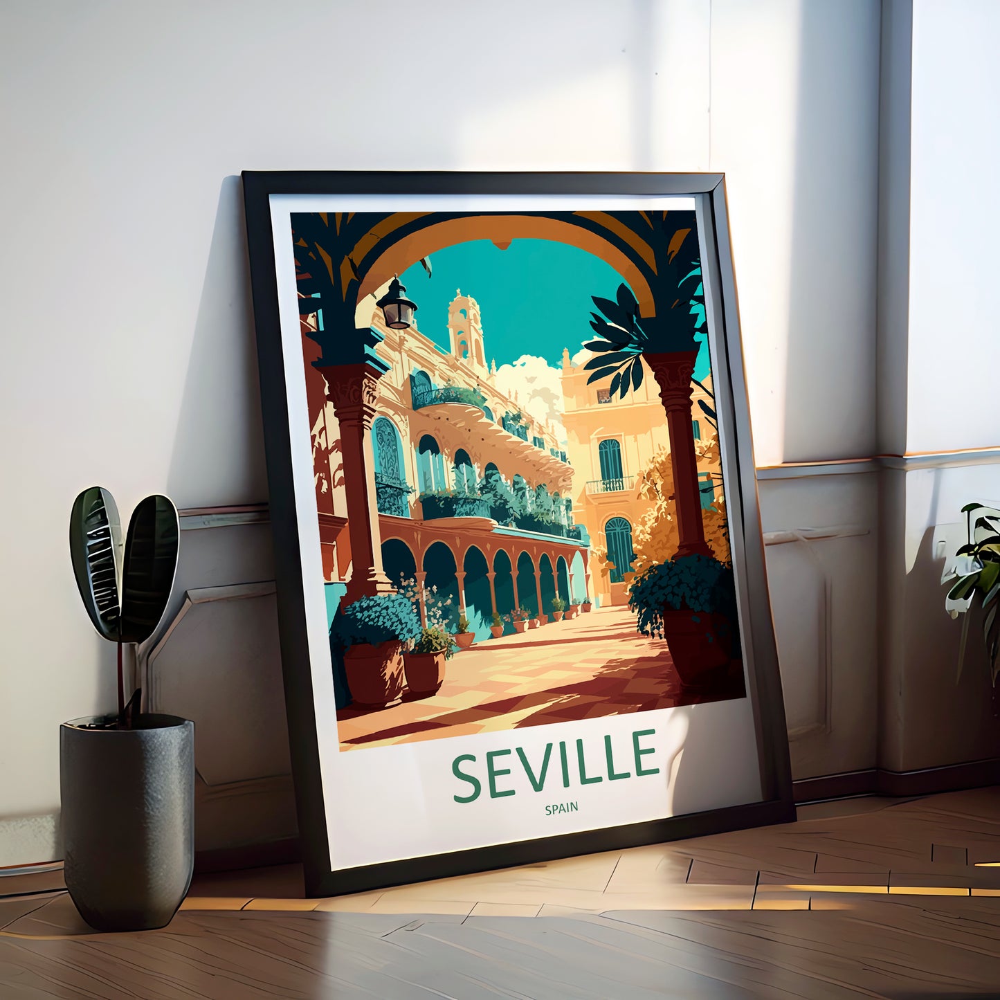 Seville Spain Travel Poster