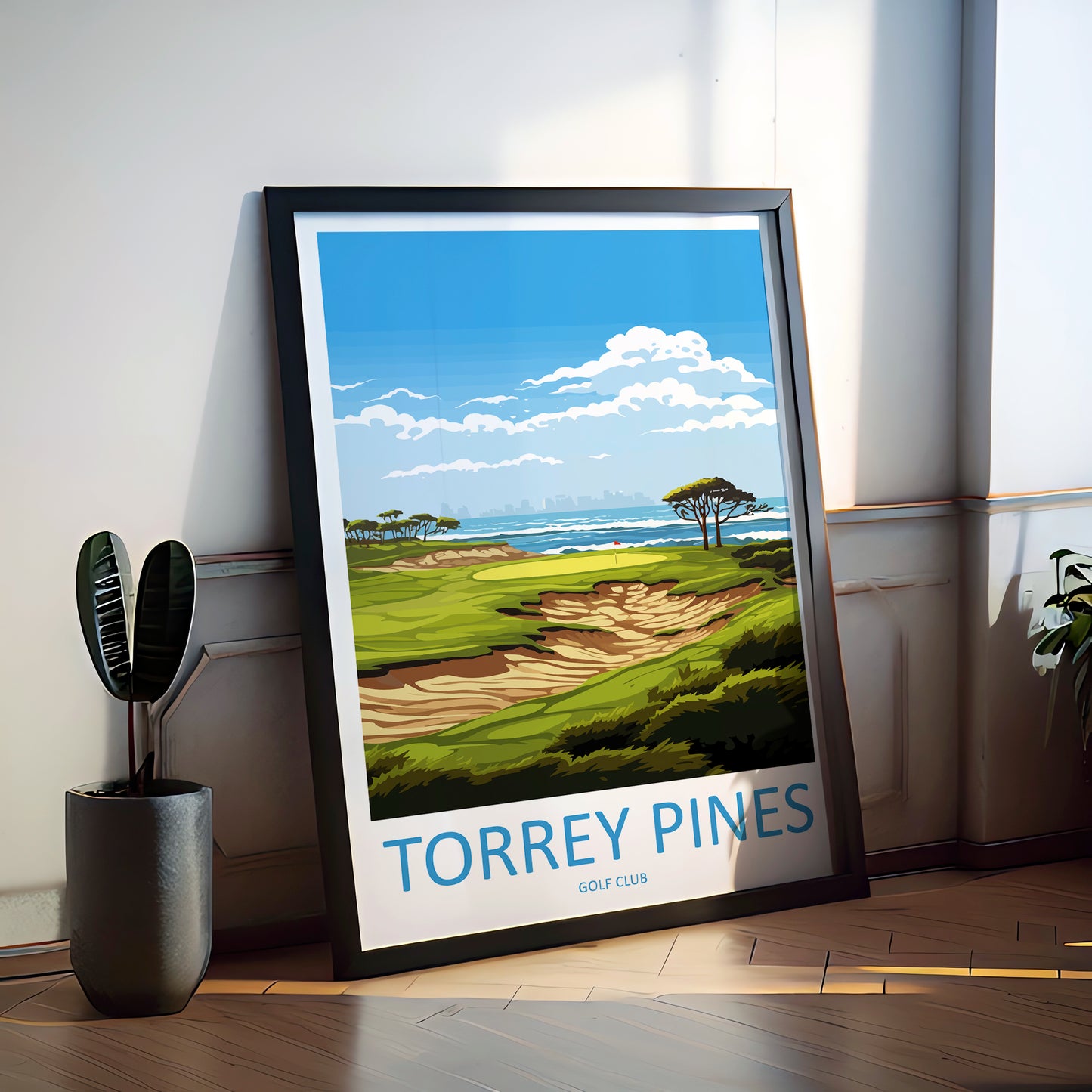 Torrey Pines Golf Course USA Travel Poster
