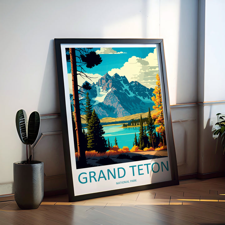 Grand Teton Travel Poster
