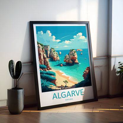 Algarve Portugal Travel Poster