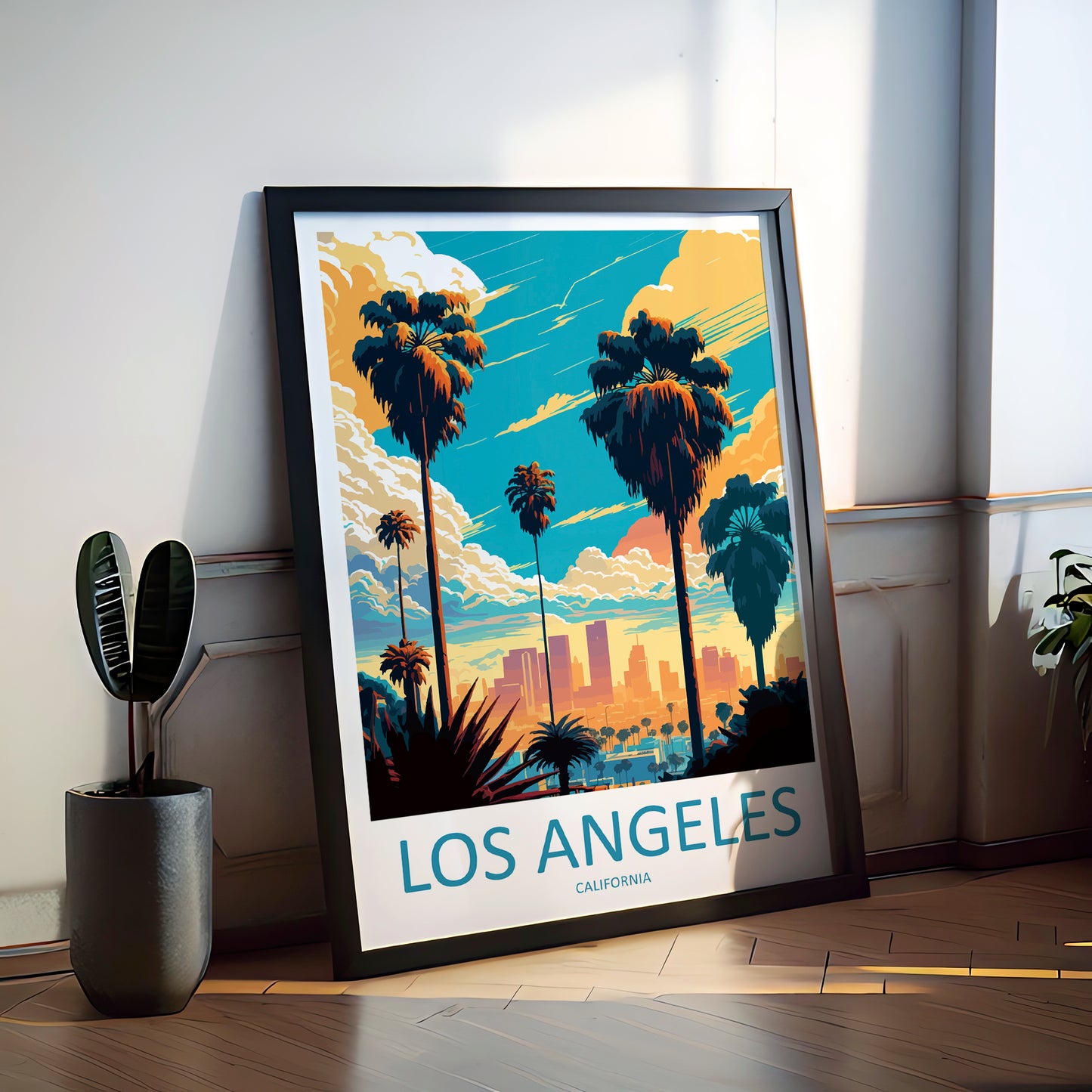 Los Angeles USA Travel Poster