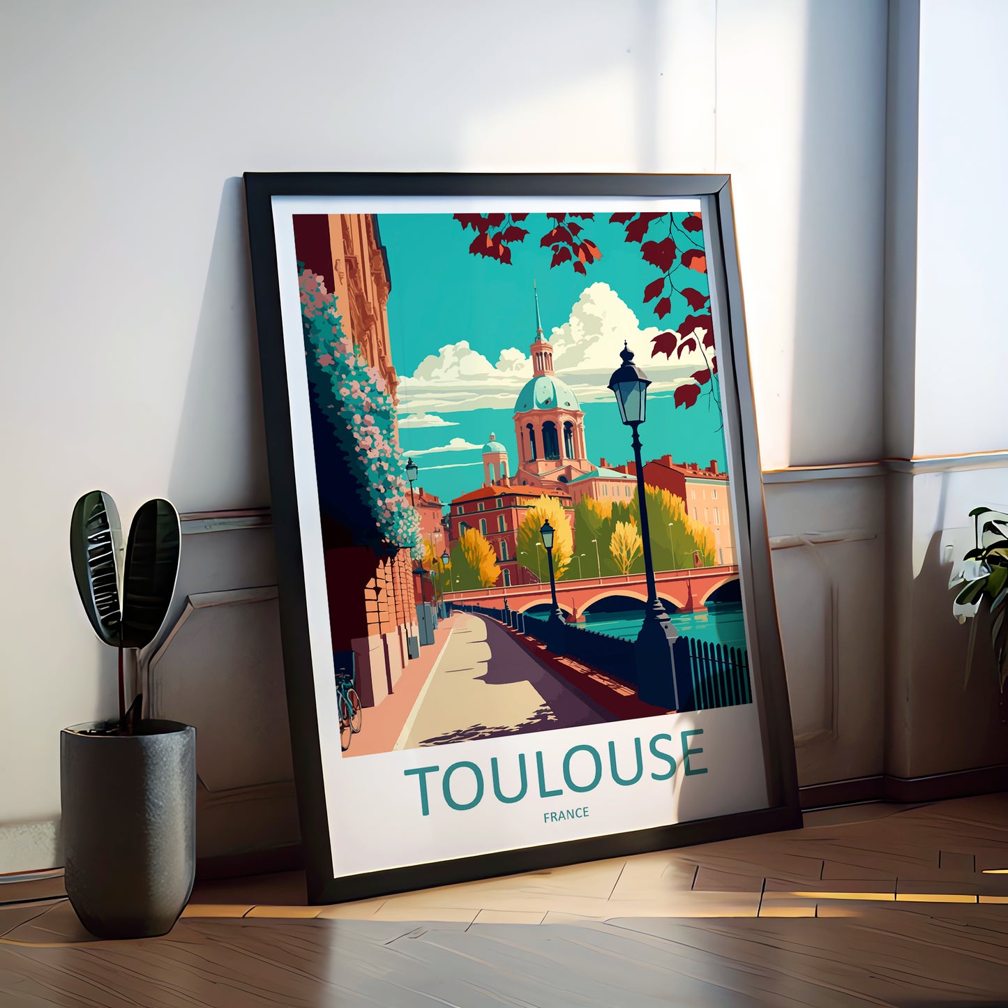 Toulouse France Travel Poster