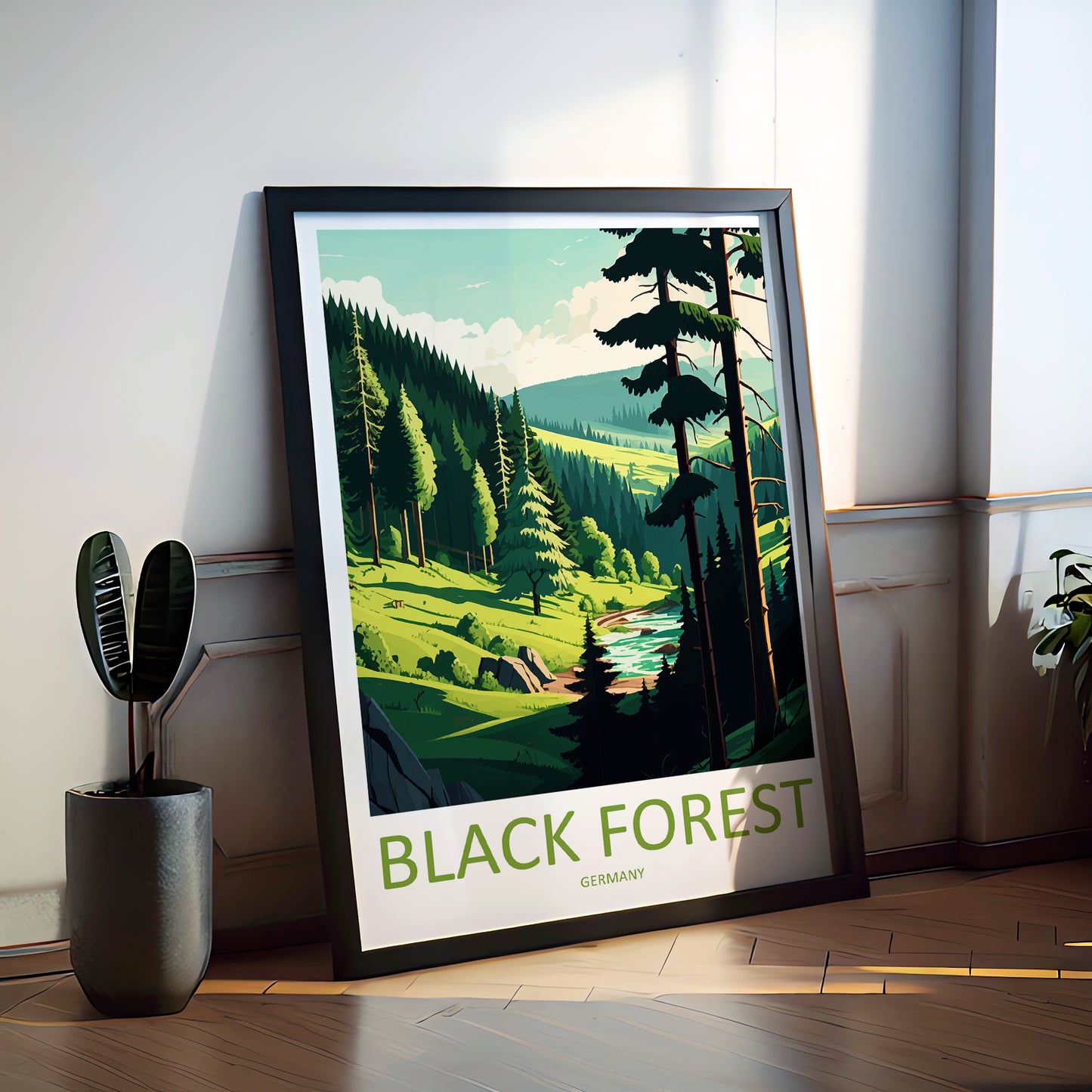 Black Forest Germany Travel Poster