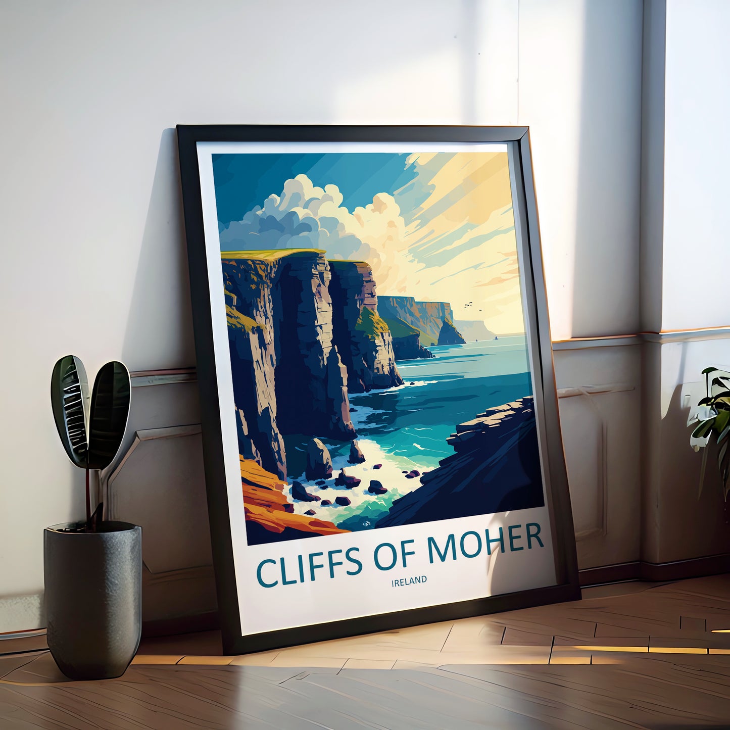 Cliffs Of Moher Ireland Travel Poster