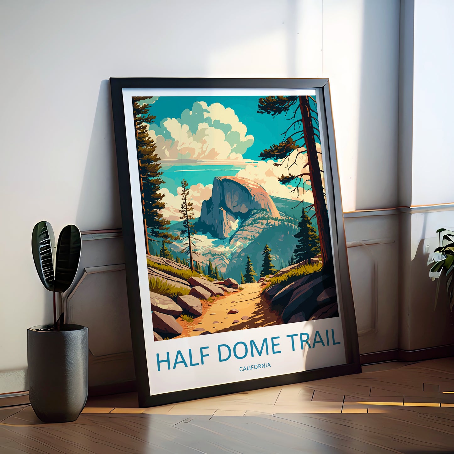 Half Dome Trail USA Travel Poster