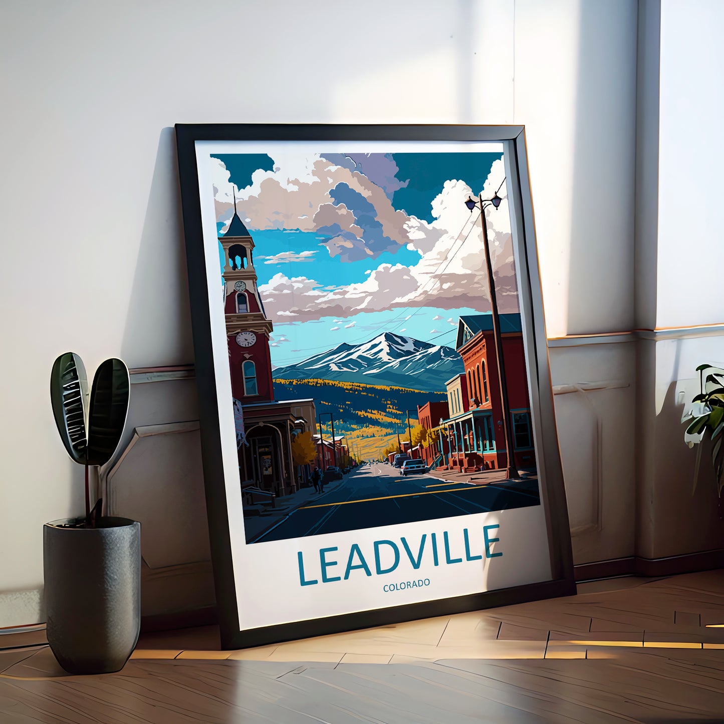 Leadville USA Travel Poster