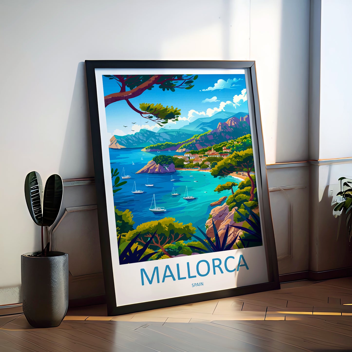 Mallorca Spain Travel Poster