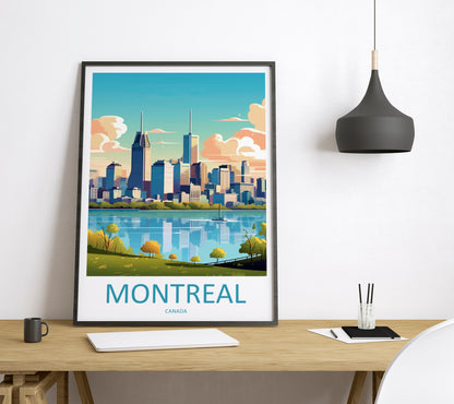 Montreal Canada Travel Poster