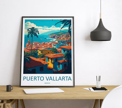 Puerto Vallarta Mexico Travel Poster