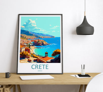 Crete Greece Travel Poster