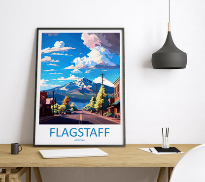 Flagstaff USA Travel Poster