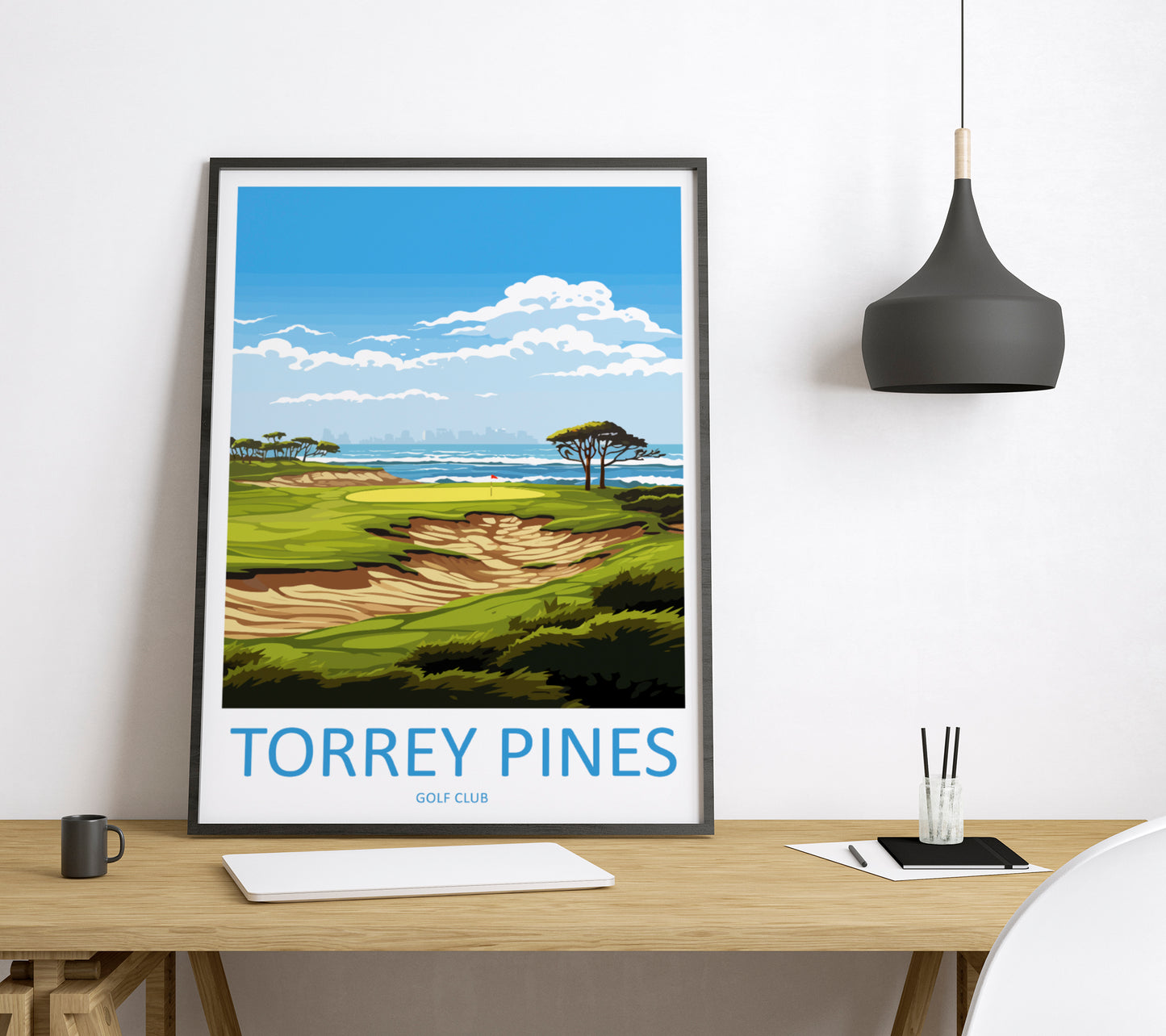 Torrey Pines Golf Course USA Travel Poster