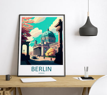 Berlin Germany Travel Poster