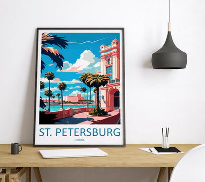 St. Petersburg Travel Poster