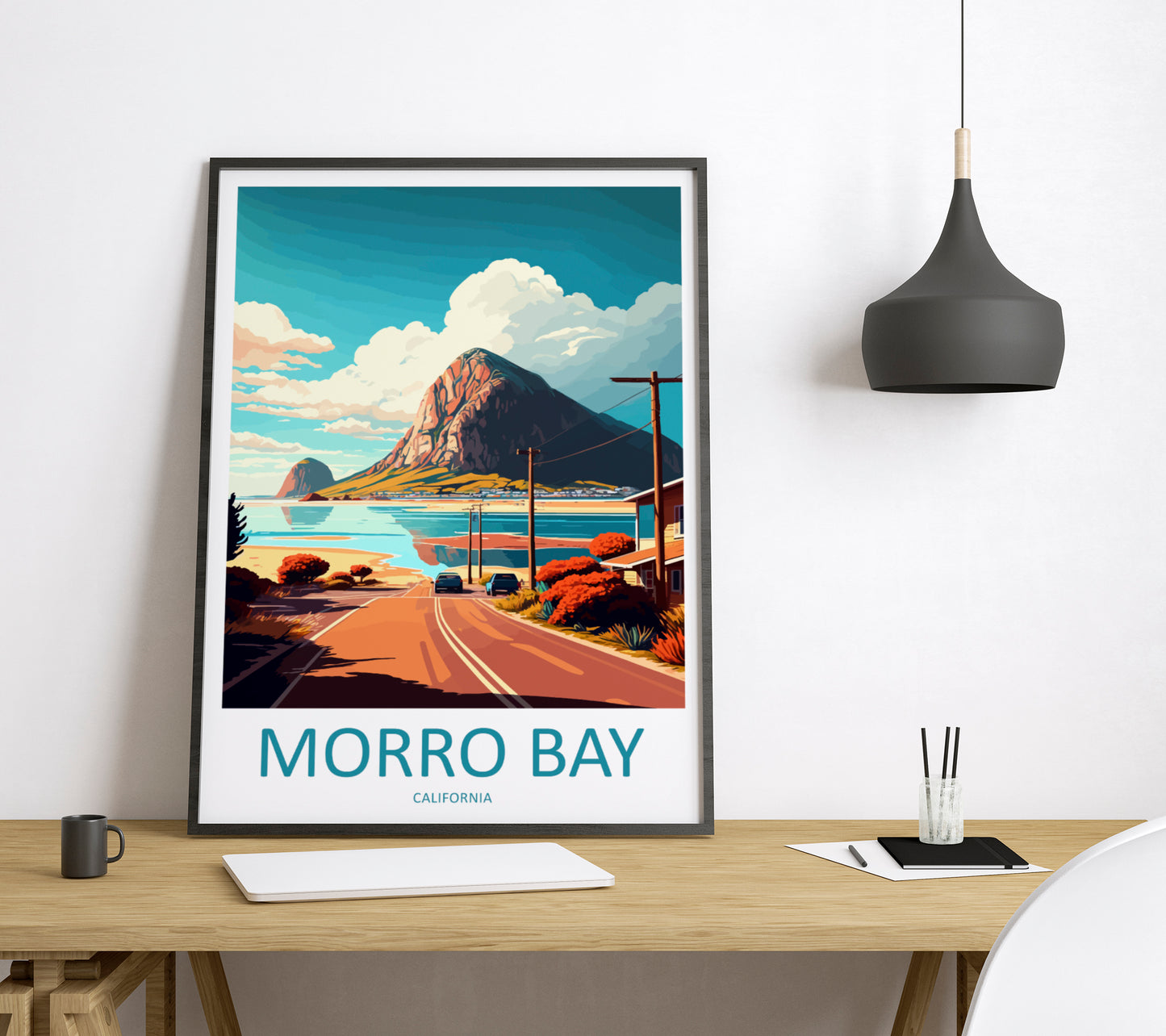 Morro Bay USA Travel Poster