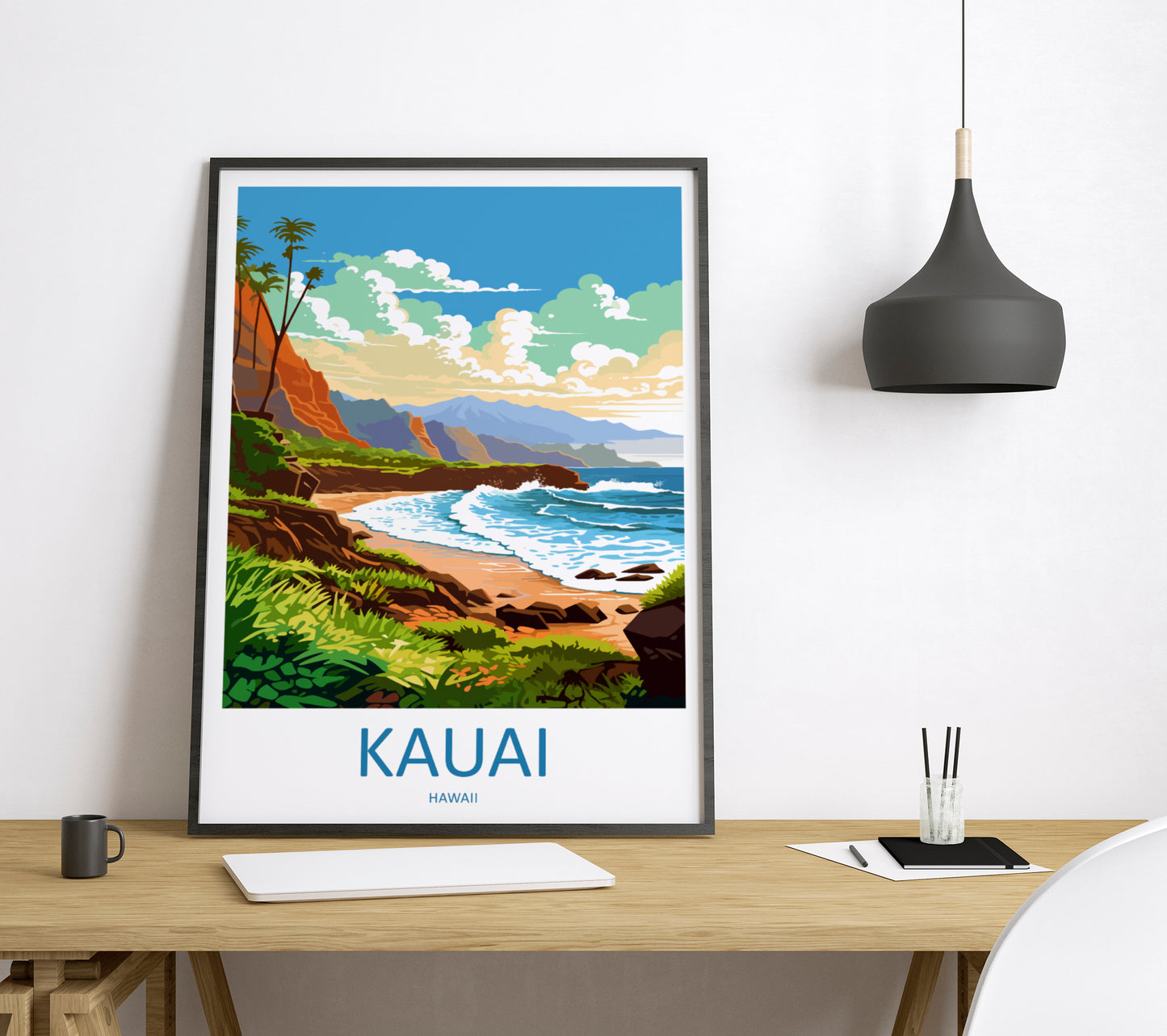 Kauai Hawaii USA Travel Poster