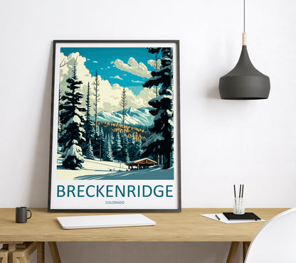 Breckenridge USA Travel Poster