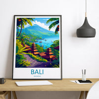Bali Asia Travel Poster