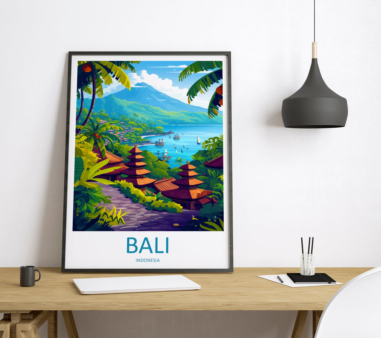 Bali Asia Travel Poster