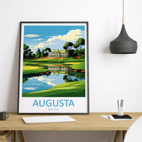 Augusta Golf Club Travel Poster